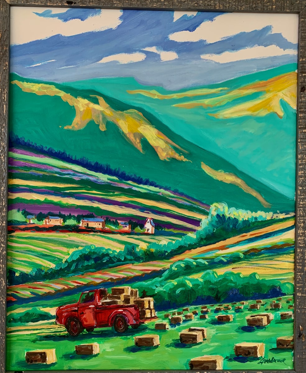 Haytime in Truchas by Jim Walther  Image: A Scene on the High Road to Taos