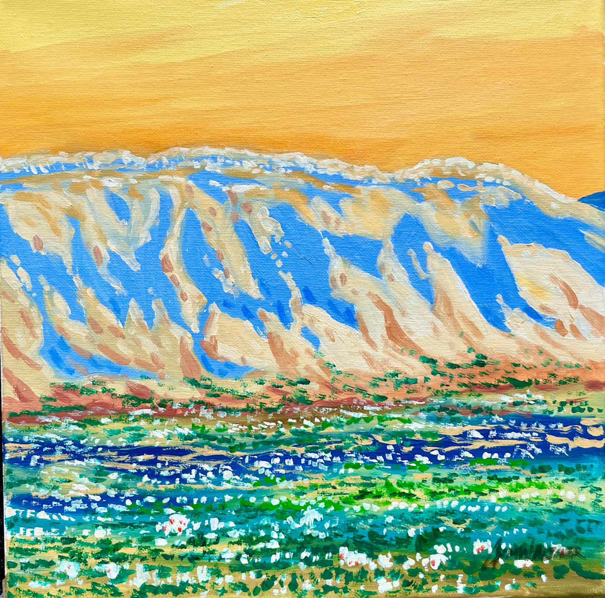 The Northeast Heights by Jim Walther  Image: Painted on a pleasant evening outside the house