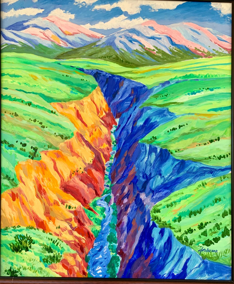 Taos Gorge Dream by Jim Walther  Image: A color study