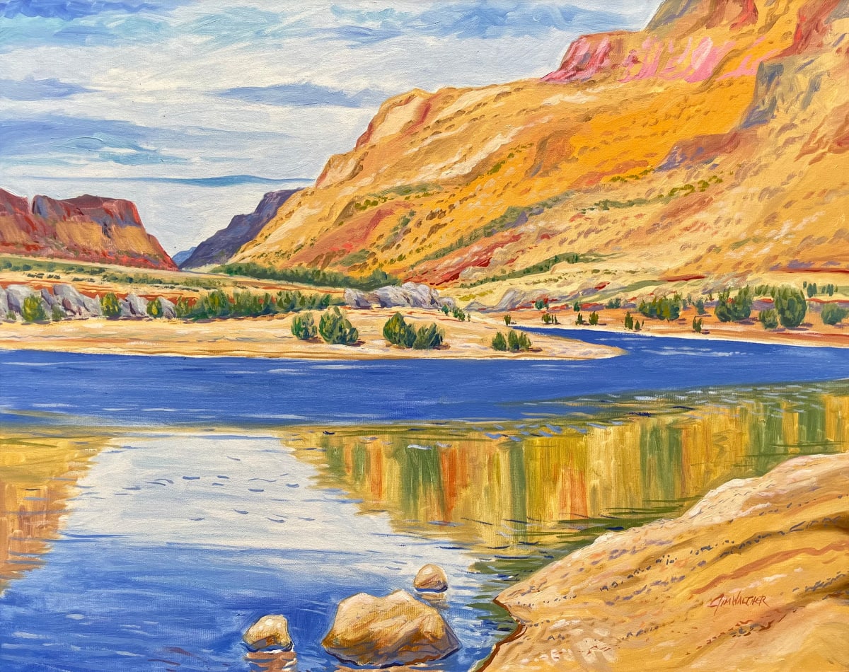 Rio Grande Reflections by Jim Walther  Image: Down in the Gorge near Pilar NM