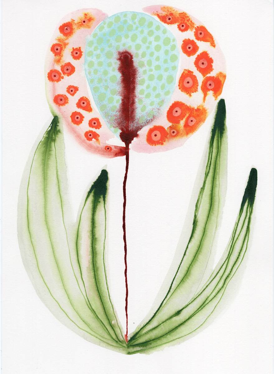Single Flower Botanical by kelly mccallum 