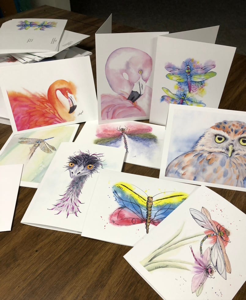Card Prints by Lisa Amport  Image: Prints of my work are available as cards. Feel free to contact me if you are interested in more information or see the description for a link to my print on demand site.