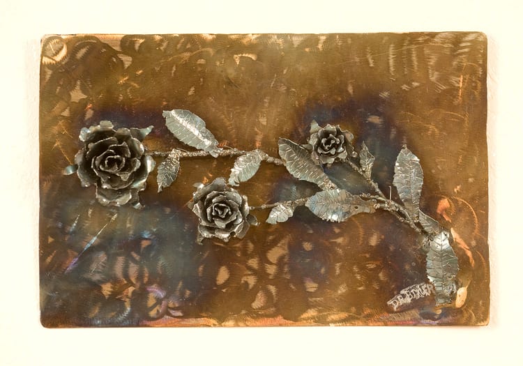 Three Silver Roses by Dick Bixler 