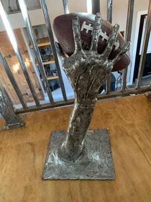 Football Passing Hand by Dick Bixler 