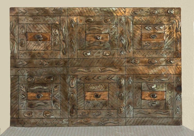 Quilt with Wood Accent by Dick Bixler 