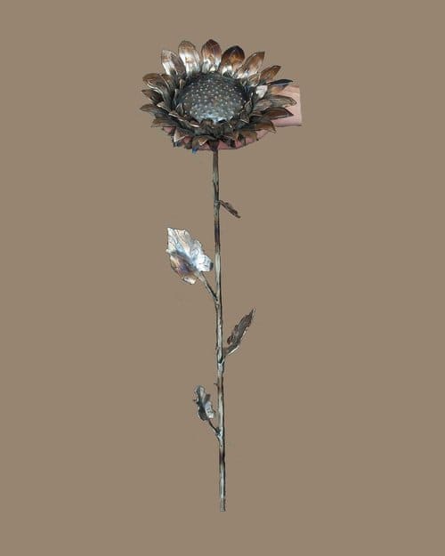 Single Sunflower by Dick Bixler 