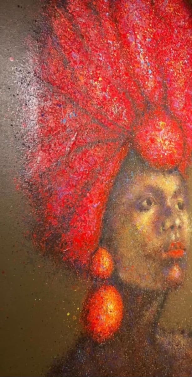 Gele Red by Michael Ikoyi 