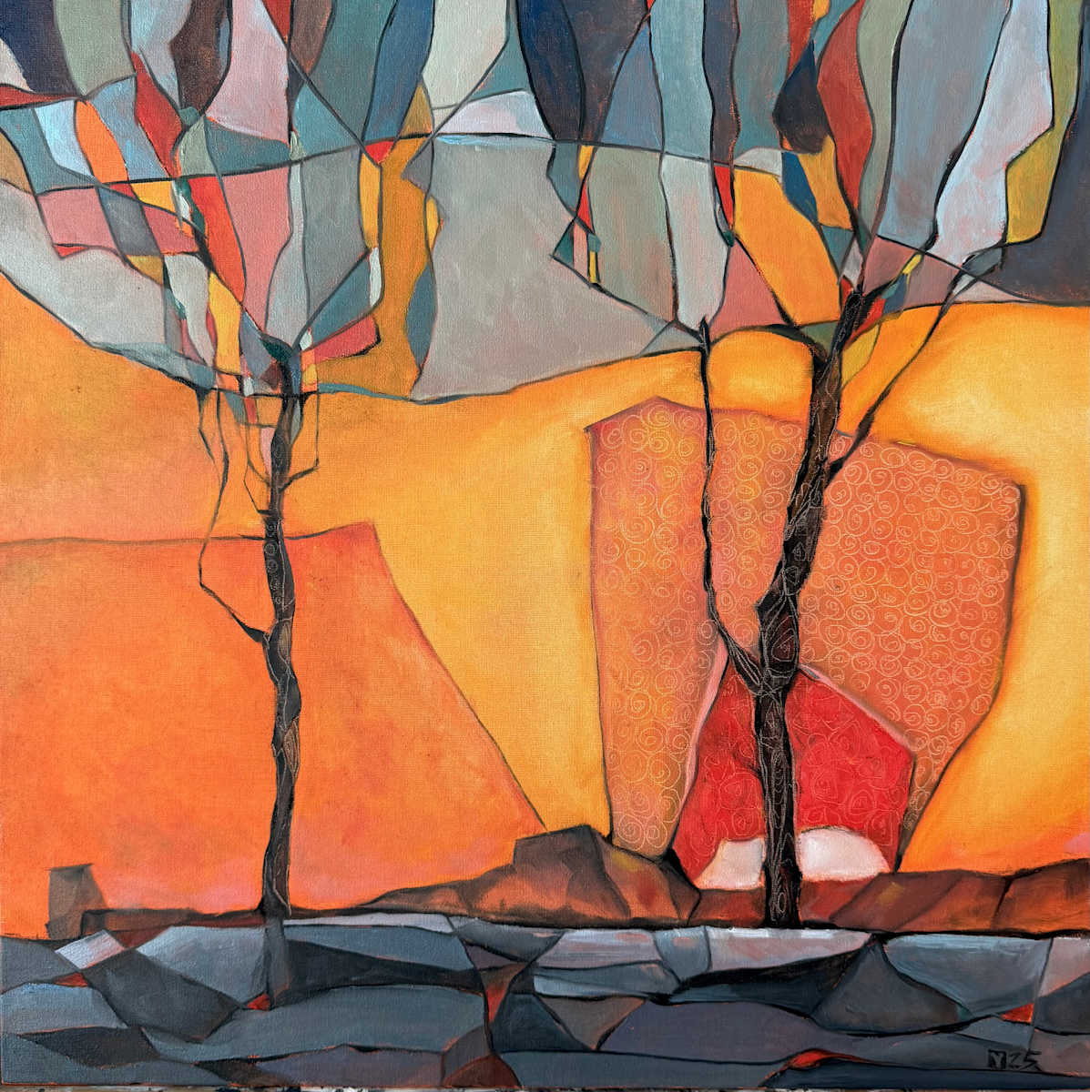 Two Trees 2/30 by Young Kim 