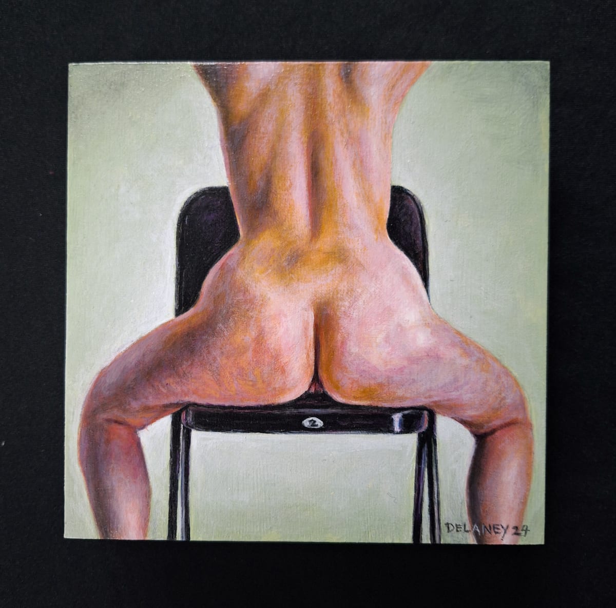 Seated on Chair #2 by Richard Michael Delaney 