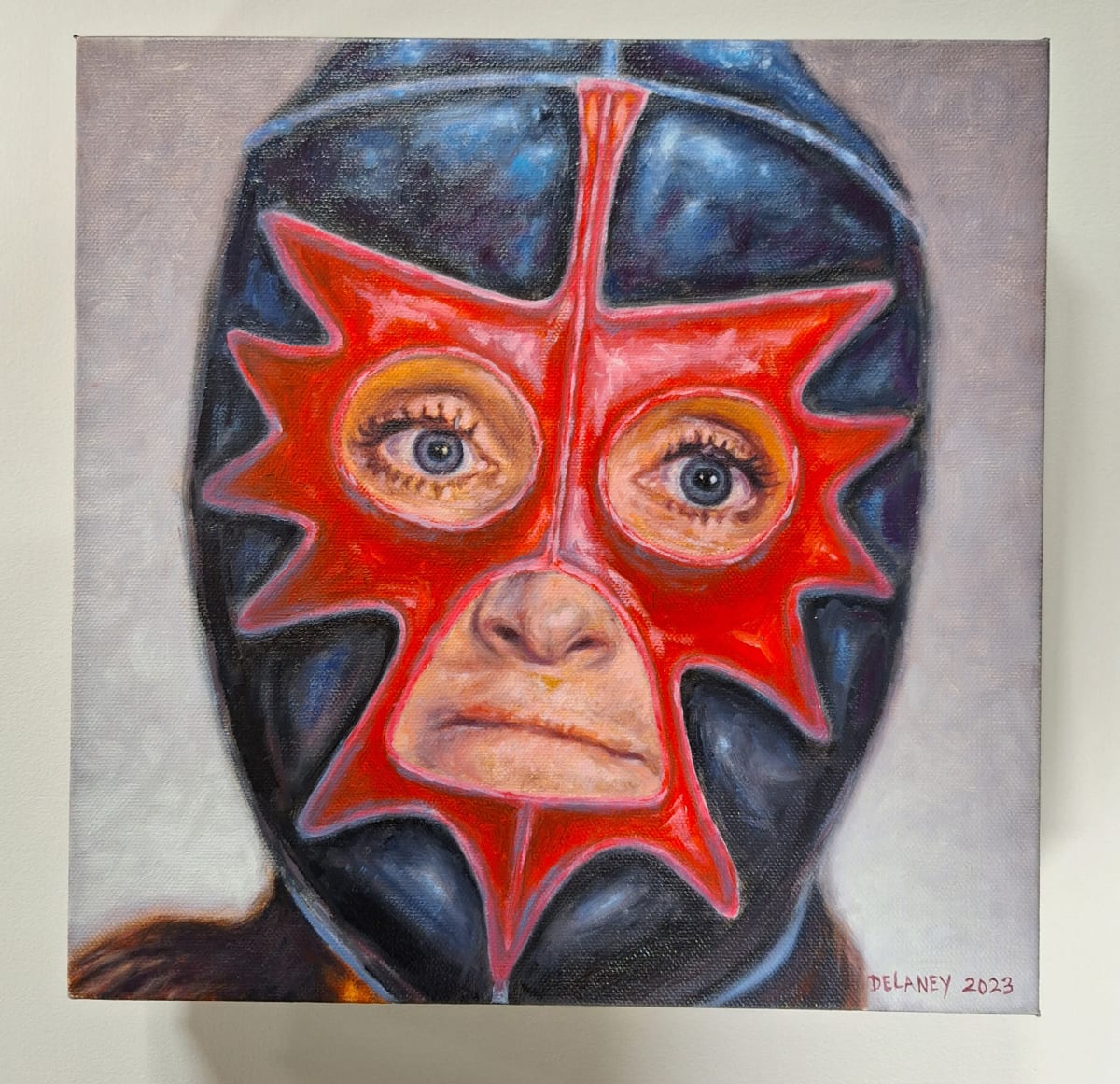 Chrystia Freeland by Richard Michael Delaney  Image: Wrestling Mask Portrait