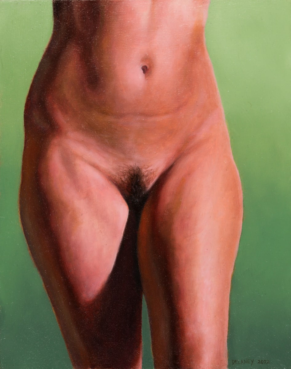 Nude Woman Hips by Richard Michael Delaney 
