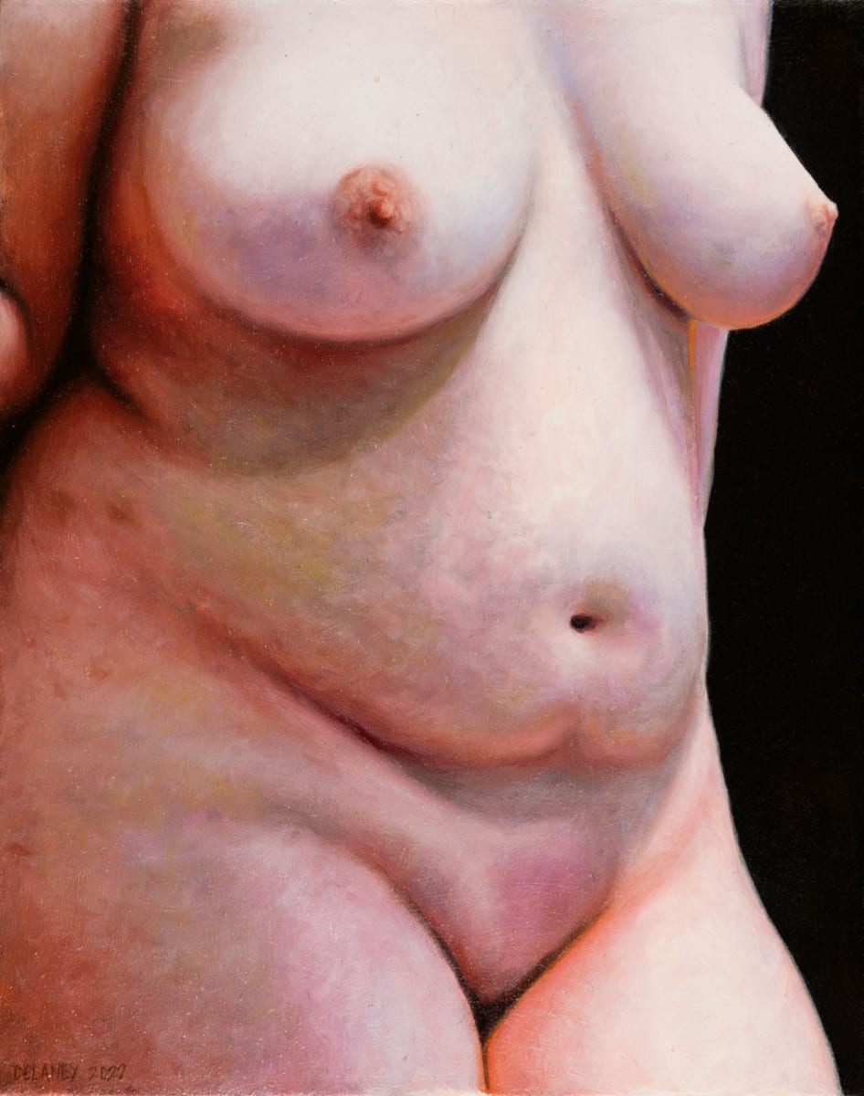 Nude Woman Torso by Richard Michael Delaney 