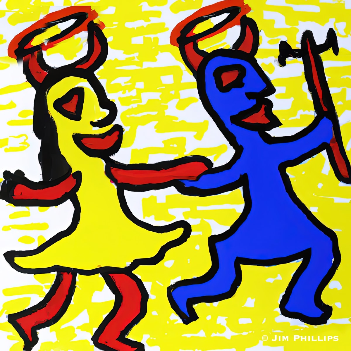 Devils and Angels 005 by Jim Phillips 