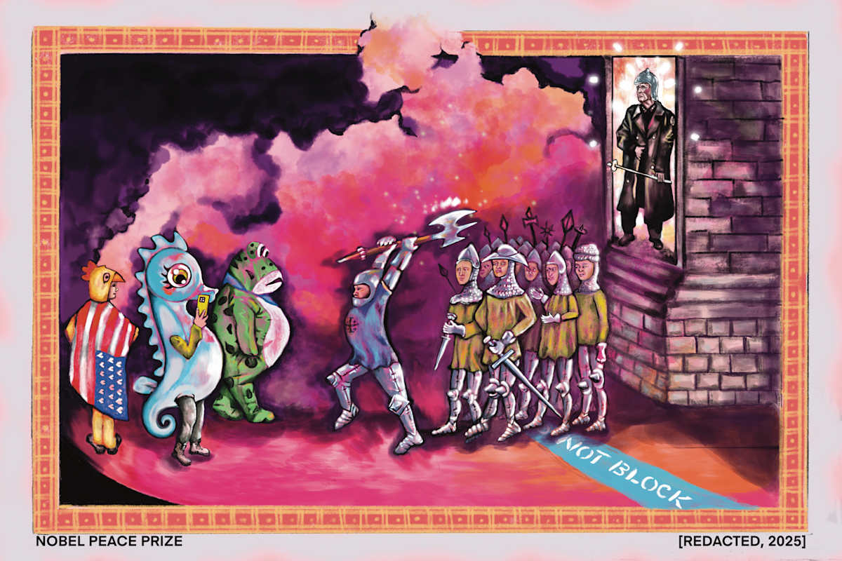 Nobel Peace Prize (Portland vs Bovino) by Redacted, Image 1.