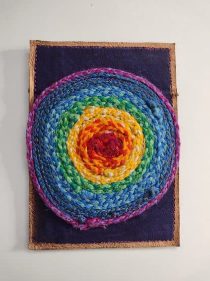 Mini Rugs (thread cards) by A. Laura Brody, Image 1.