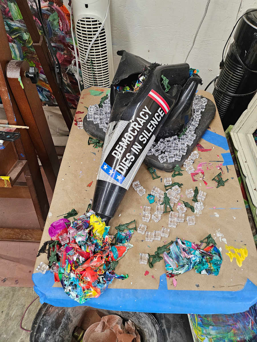 Death of Democracy by Julie O'Sullivan, Image 1.