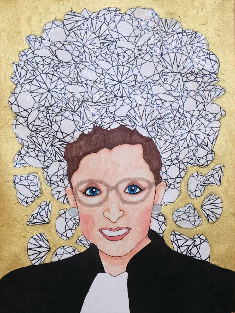 Ruth Bader Ginsburg by Krista Kelly, Image 1.