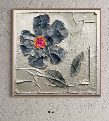 Flower Power FP3636 A by Michael Denny Art 