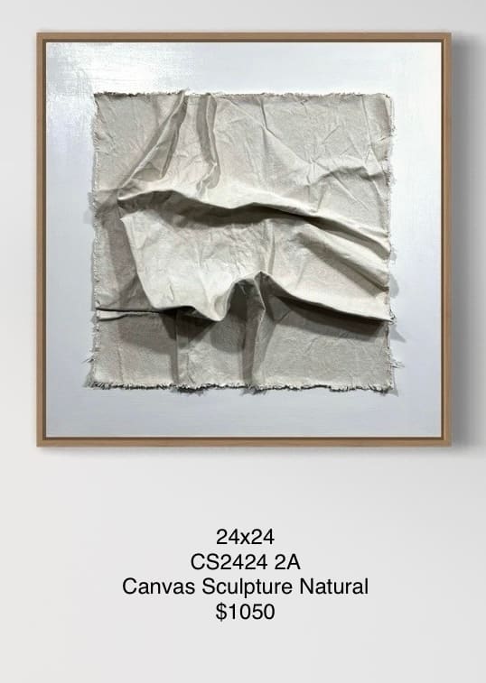 CS2424 2A Canvas Sculpture Natural by Michael Denny Art 
