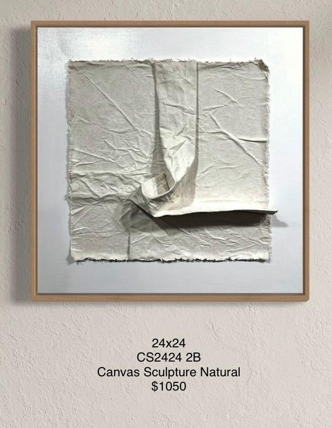 CS2424 2B Canvas Sculpture Natural by Michael Denny Art 