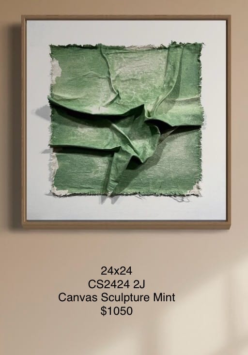 CS2424 2J Canvas Sculpture Mint by Michael Denny Art, Image 2.