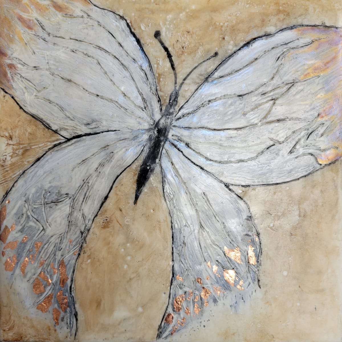 Little White Butterfly by Carrie Baxter 