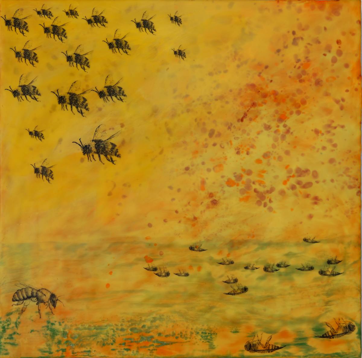 Colony Collapse/Bees 1 by Carrie Baxter, Image 1.