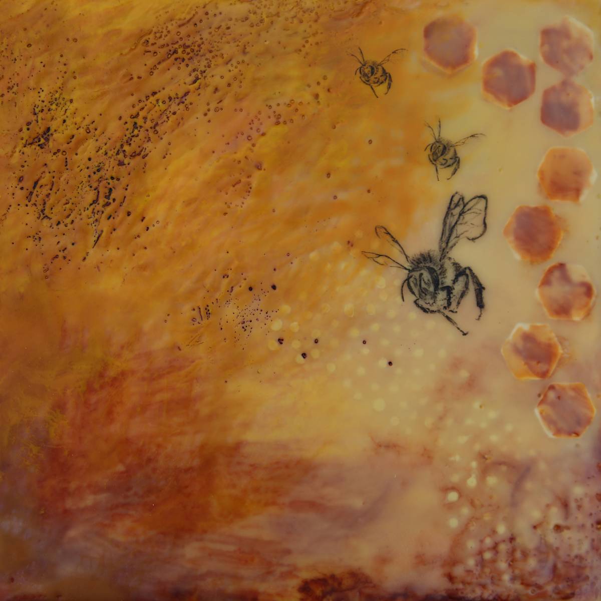 Bees 6 by Carrie Baxter, Image 1.