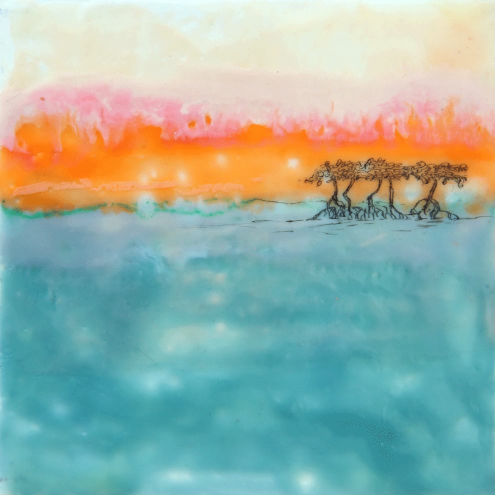 Sunset on the Water 01 by Carrie Baxter 