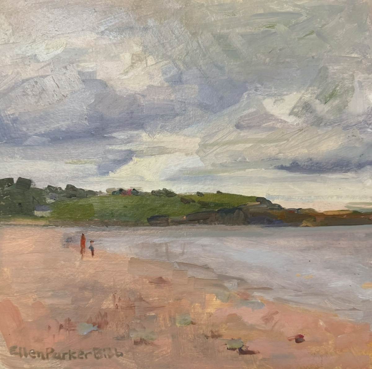 Beach in Ireland by Ellen Parker Bibb 