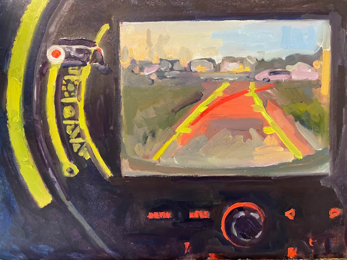 Backing Up by Ellen Parker Bibb, Image 1.