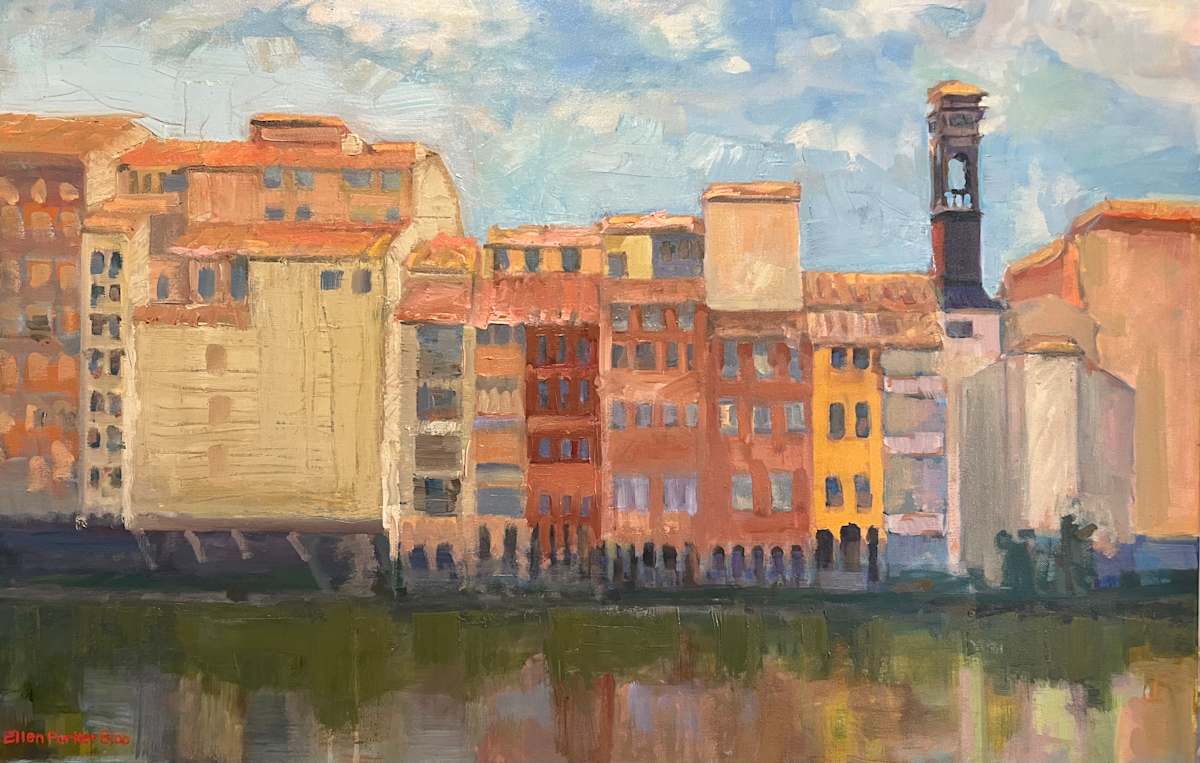 Accross the River Arno by Ellen Bibb 