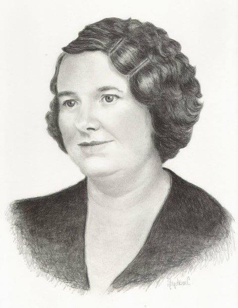 Anna's Portrait by Ann Nystrom Cottone 