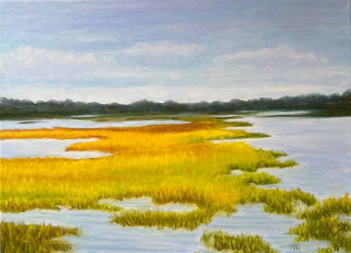 Coastal Salt Marsh by Ann Nystrom Cottone, Image 1.