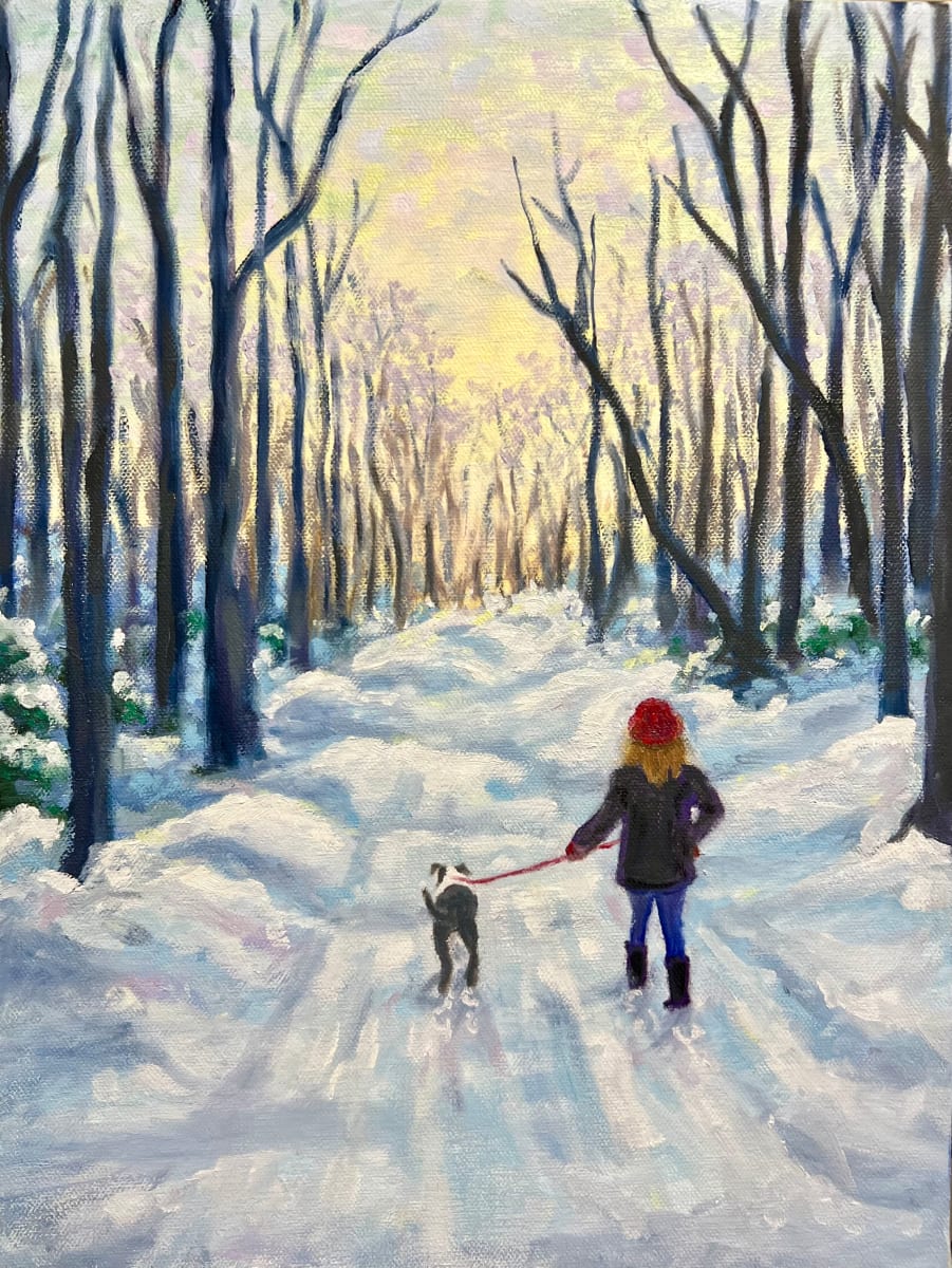 Winter's Path by Ann Nystrom Cottone 