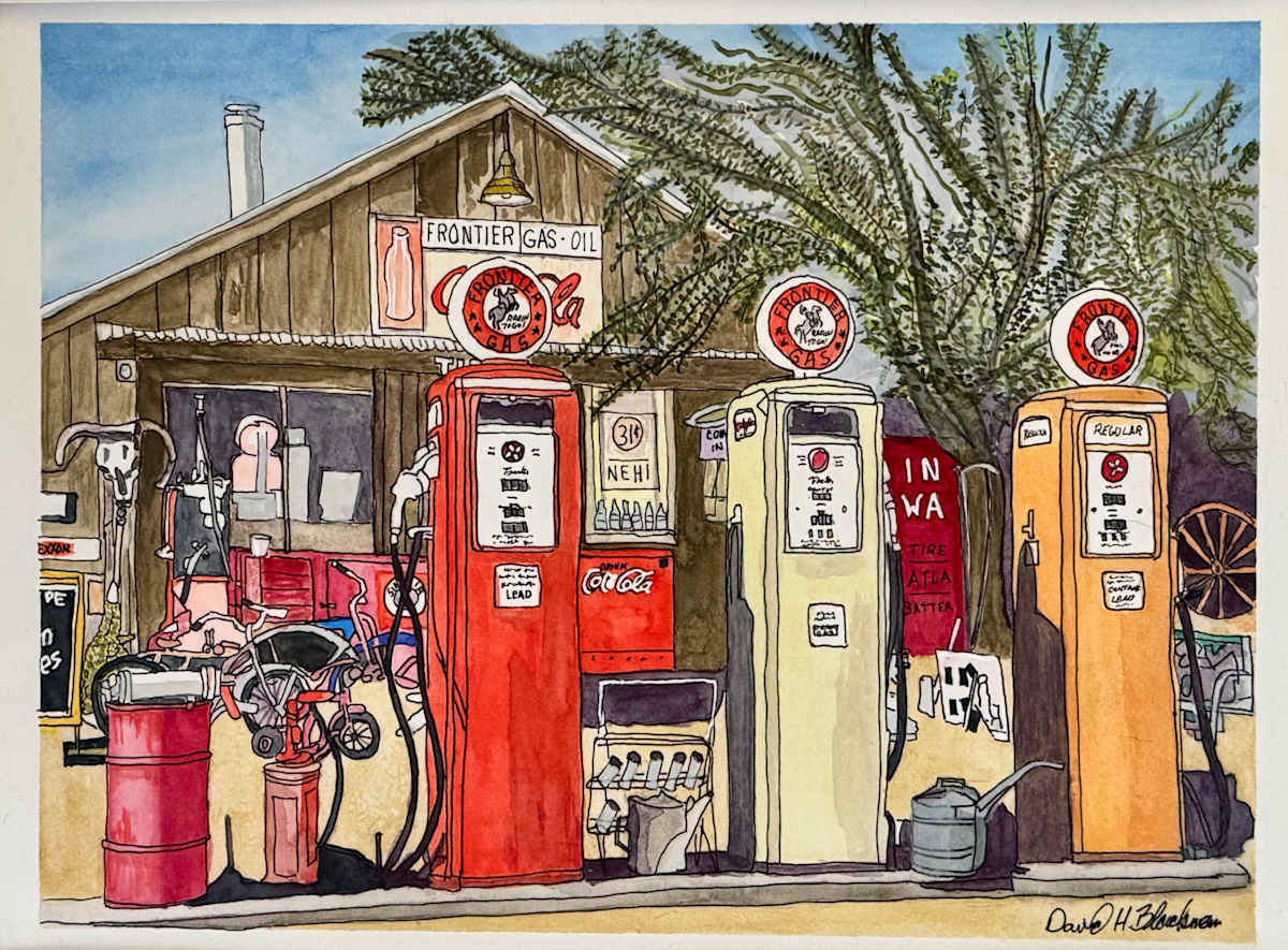 Frontier Pumps in Full Sun by David  H. L. Blackman, Ph. D.  Image: Frontier Pumps in Full Sun