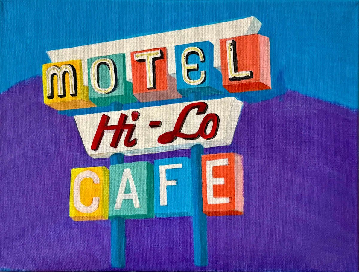 Hi-Lo Motel by David  H. L. Blackman, Ph. D.  Image: Hi-Lo Motel