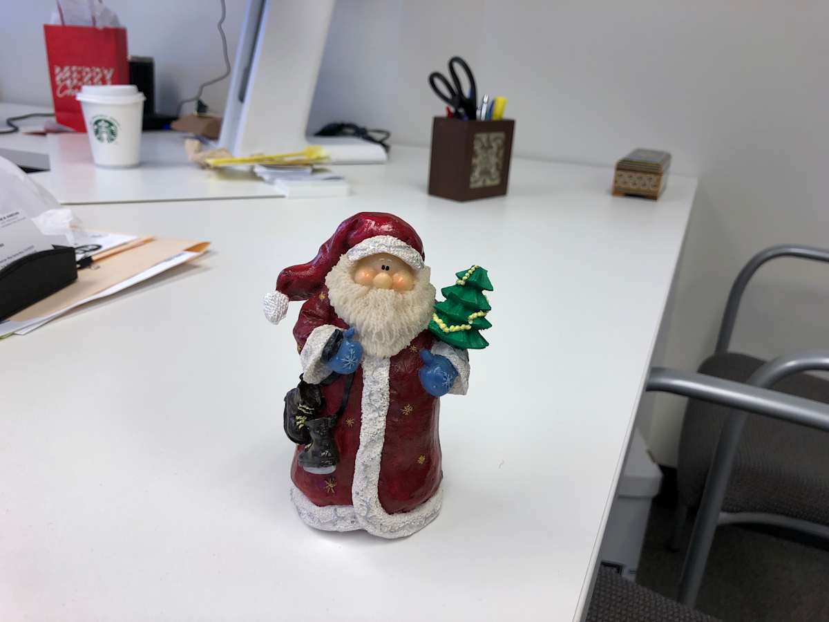 2018 Small Santa with no Top by David  H. L. Blackman, Ph. D., Image 1.