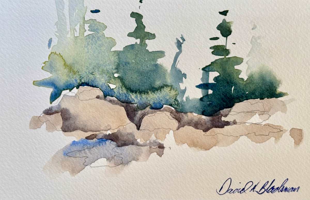 Misty Hues Beyond the Stone by David  H. L. Blackman, Ph. D.  Image: Misty Hues Beyond the Stone