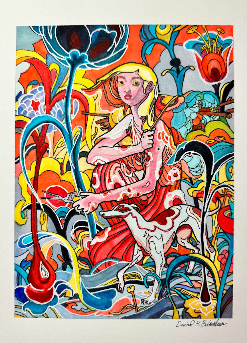 James Jean Color Study - Forager by David  H. L. Blackman, Ph. D., Image 1.