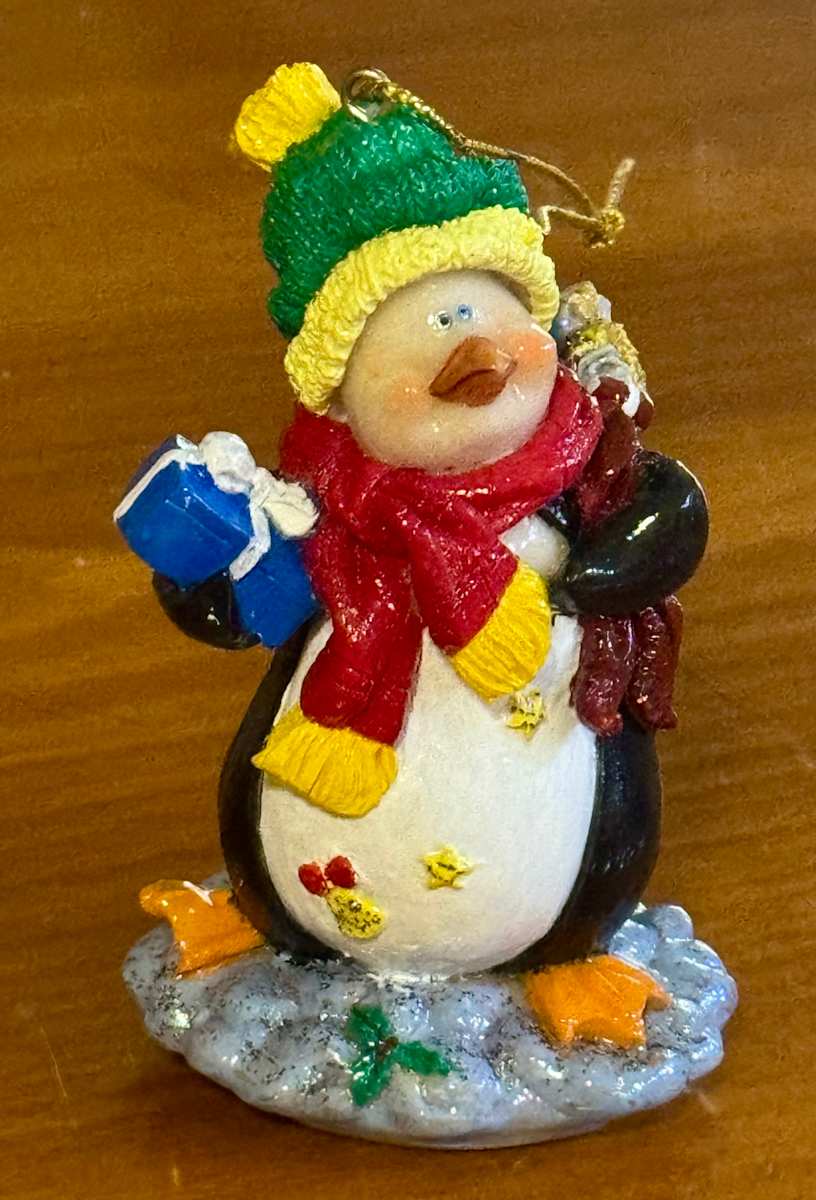 Penguin with Package by David  H. L. Blackman, Ph. D.  Image: Penguin with Package