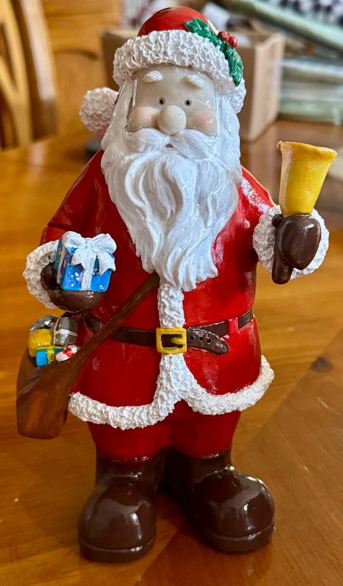 Santa Bell Bag by David  H. L. Blackman, Ph. D.  Image: Santa Bell Bag