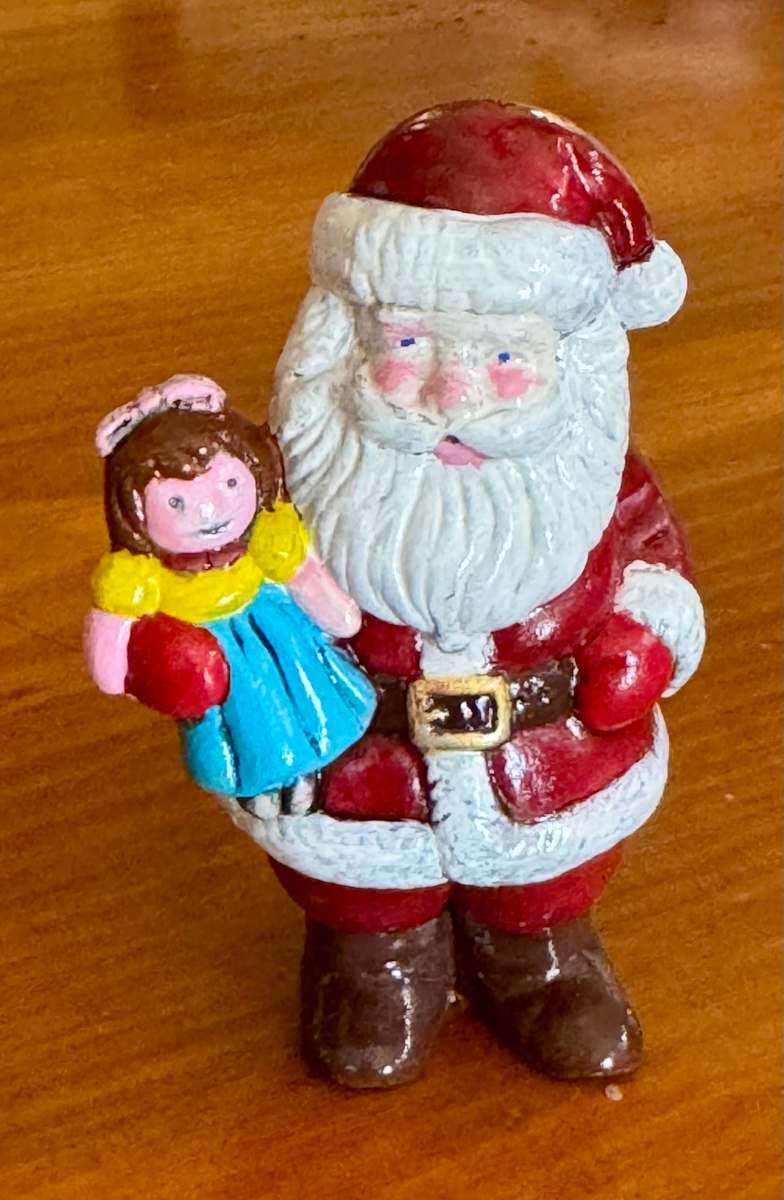 Santa with Dolly by David  H. L. Blackman, Ph. D.  Image: Santa with Dolly