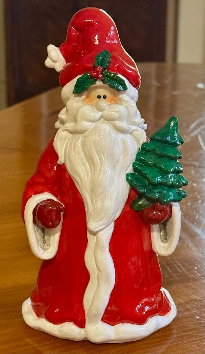 Santa with tree by David  H. L. Blackman, Ph. D.  Image: Santa with tree