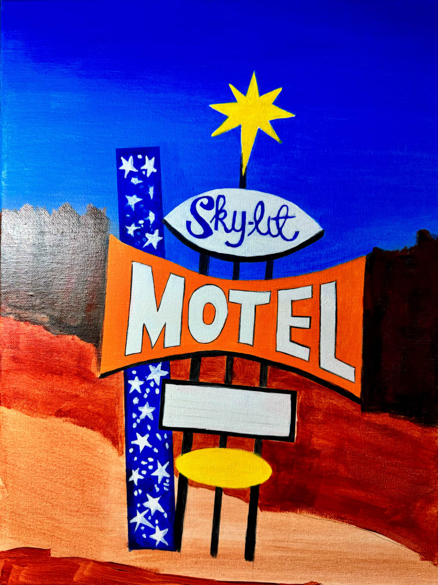 Sky - Lit Motel by David  H. L. Blackman, Image 1.