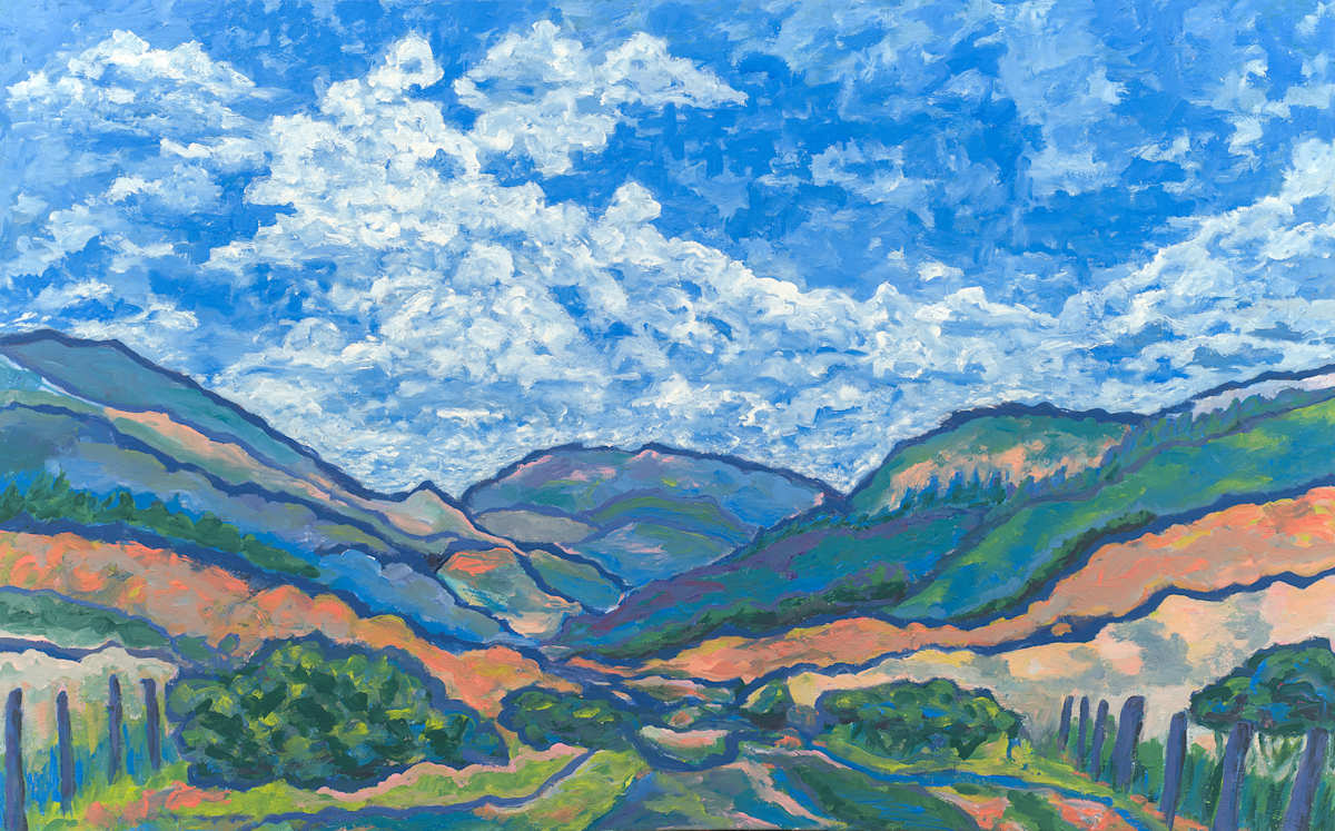 Into Big Sur Valley by Kristy Collette 