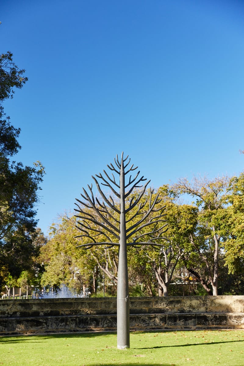 Metal Trees by Kevin Draper  Image: Photograph by Jess Wyld