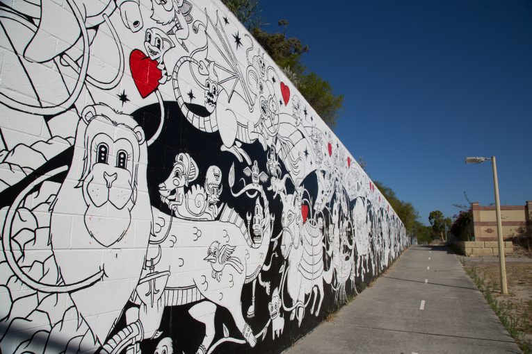 Untitled by Woah Jonny  Image: Untitled, by Woah Jonny, Eddystone Avenue Underpass, Heathridge