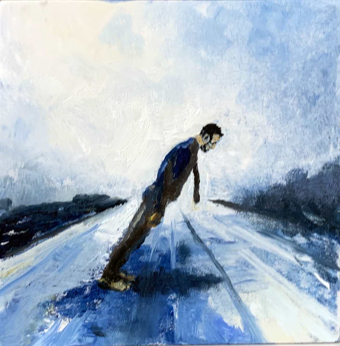 Fallen - blau by Sussi Hodel, Image 1.