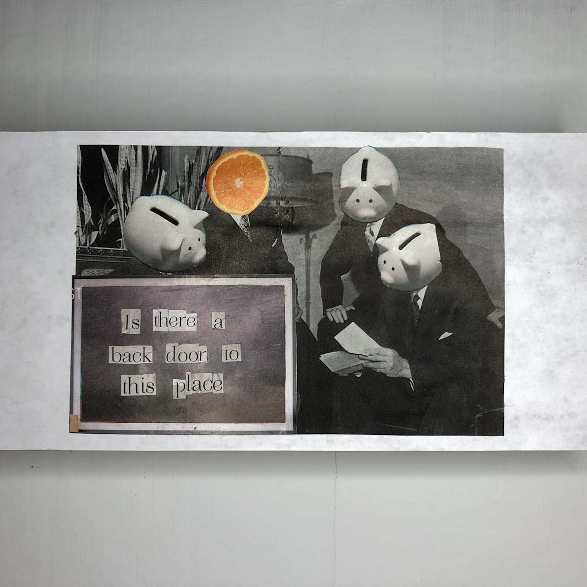 Is there a back door to this place by Alex Clark  Image: "Is there a back door to this place?" 02.03.24